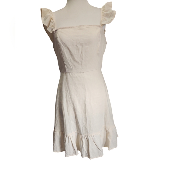 NWOT!! Bleuh ciel dress Linen blend size - Picture 7 of 14